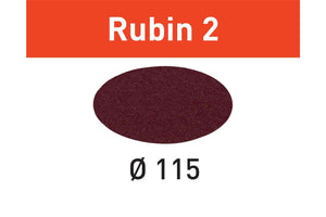 Abrasive sheet Rubin 2 STF D115 P80 RU2/50