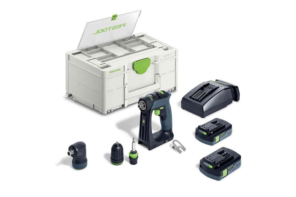Cordless Drill CXS 18 HPC 4,0 I-Set – Festool USA
