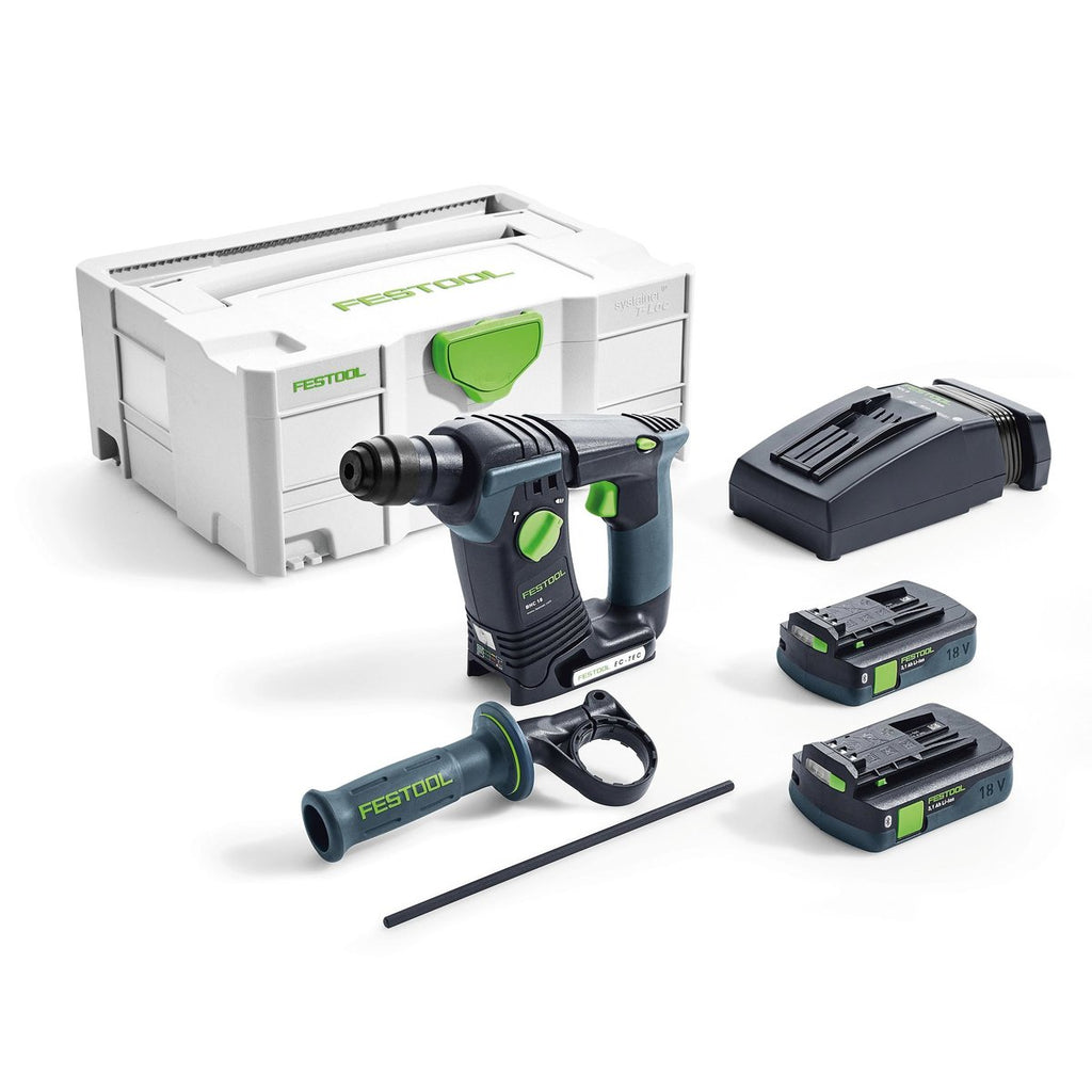 BHC 18 Cordless Hammer Drill Set – Festool USA