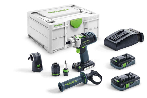 Cordless Drill QUADRIVE PDC 18/4 HPC 4,0 I-Set-TCL